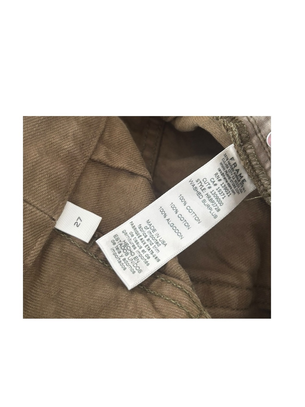 FRAME High Waist Baggy Pocket Wide Leg Jeans - Picture 4 of 4